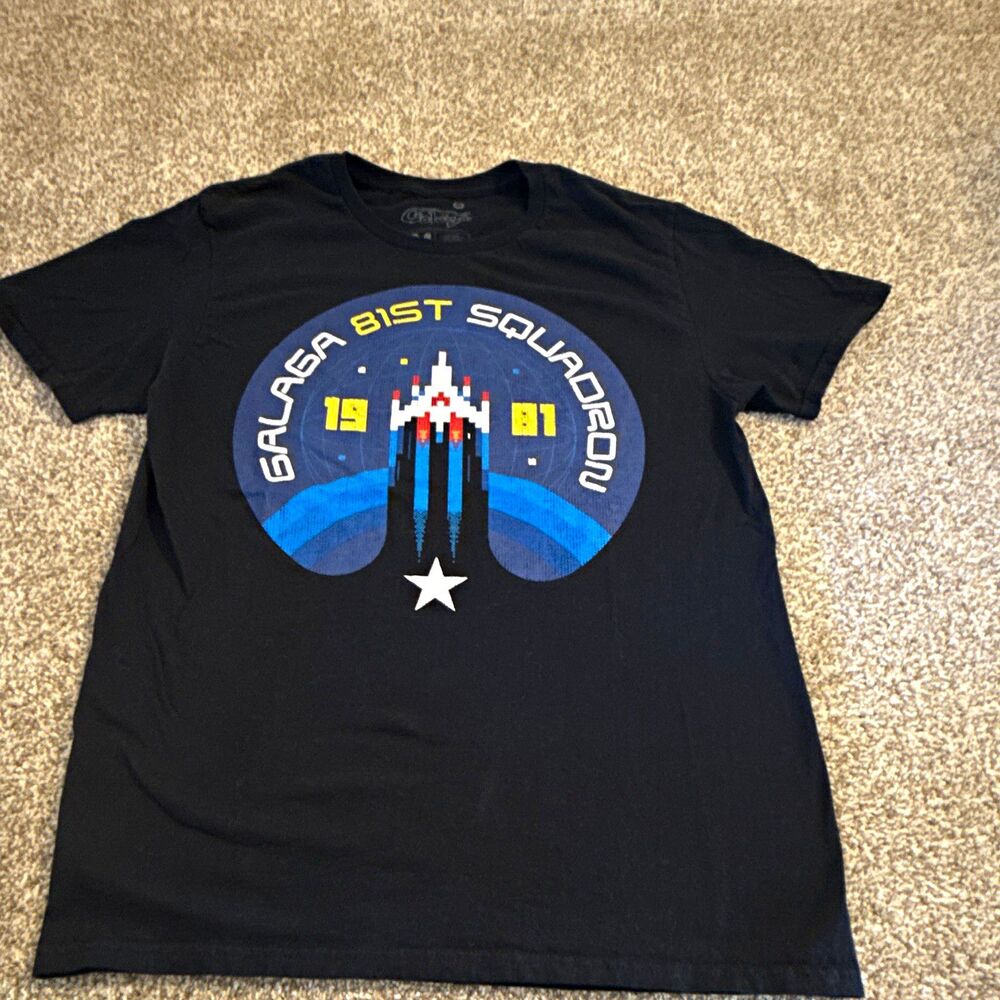 Galaga Lootwear Exclusive 81st Squadron Graphic Print Crew Neck T-Shirt Men's M